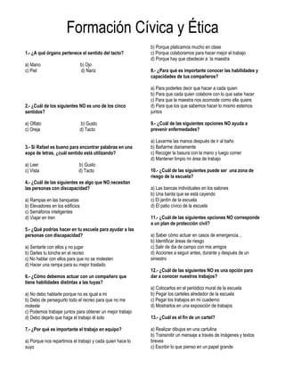 Examen primer bimestre 4º