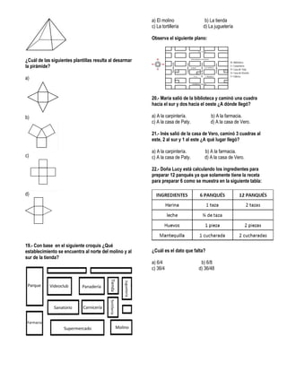 Examen primer bimestre 4º