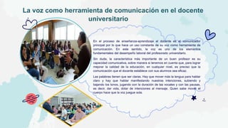 Examen semestral la voz del docente | PPTX