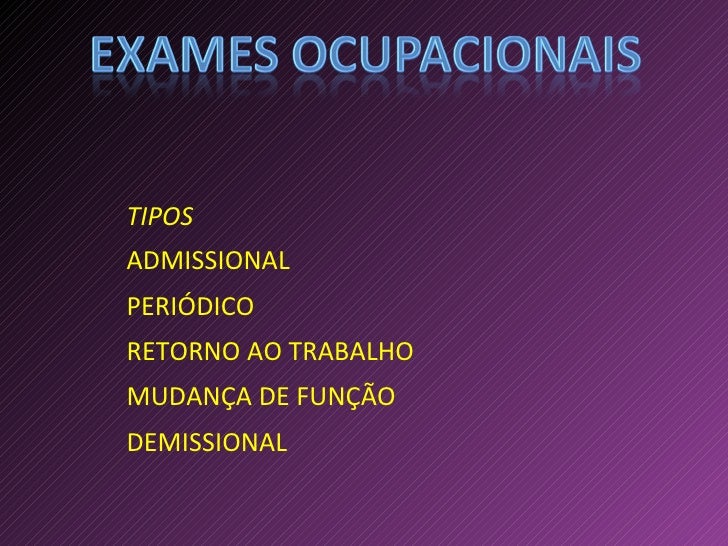 Exame demissional