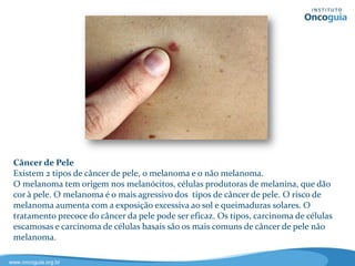 Rastreamento da Diabetes Tipo 2
O exame de glicemia em jejum é o mais usado para rastreamento de diabetes.
Cada vez mais os médicos estão pedindo o teste de A1C (hemoglobina
glicada), que mostra como o corpo reage à ingestão de açúcar ao longo do
tempo. Adultos saudáveis devem fazer o exame a cada 3 anos, a partir dos 45
anos de idade. Mulheres em grupo de risco, como colesterol elevado ou
pressão alta, devem começar antes e realizar o exame com mais frequência.
 