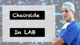 Chairside
In LAB
 