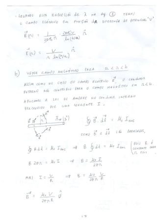 Exame unificado de física 2010 2 solution
