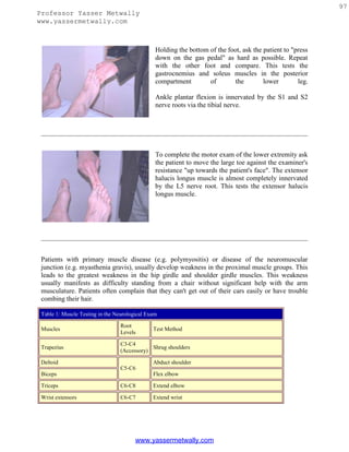 Neurological examination PDF manual | PDF