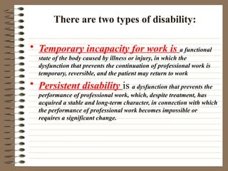 Disability Temp examination-temporary-unemployed.pptx ... | PPTX