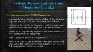 Examination and Evaluation of balance and fall.pptx