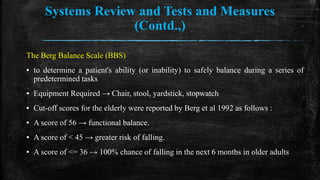 Examination and Evaluation of balance and fall.pptx