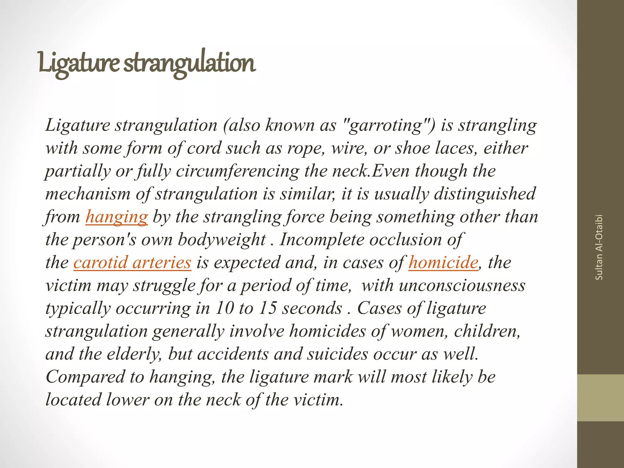 Examination and interpretation findings in asphyxial death | PPTX