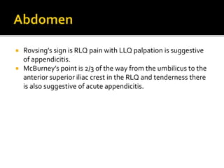 Examination in paediatric Medicine for medical students.pptx