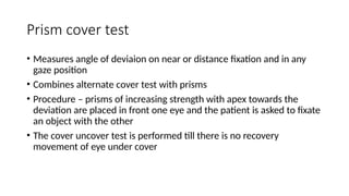 Examination in strabissmus (1).pptxdsfedf | PPTX