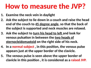 Examination of arterial and venous pulse Mbbs physiology.pptx