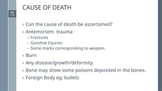 forensic examination of bone: practical class | PPTX