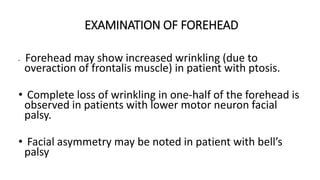 Examination of eye | PPTX
