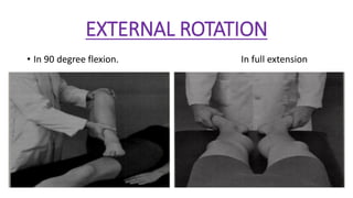 EXAMINATION OF HIP JOINT and its management by dr shubham kumar | PDF