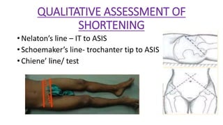 EXAMINATION OF HIP JOINT and its management by dr shubham kumar | PDF