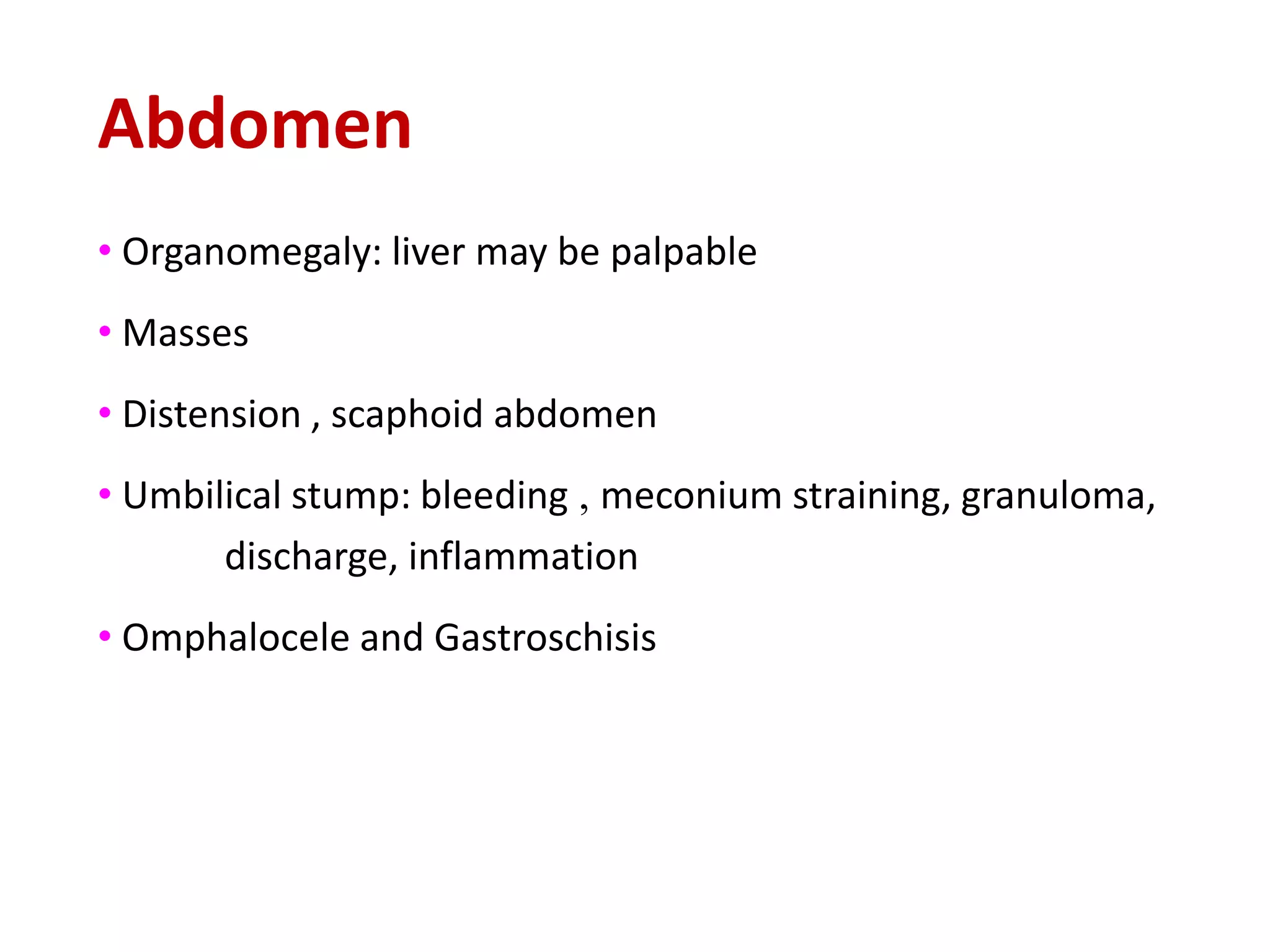 Examination of newborn. | PPTX
