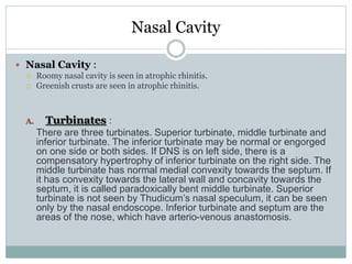 Examination of Nose & Throat Aditi G - Copy.pptx