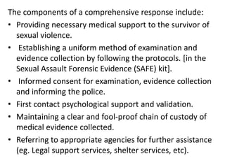 Examination of rape victim | PPTX