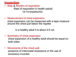 Testing Chest Expansion examination of respiratory sytem.pptx