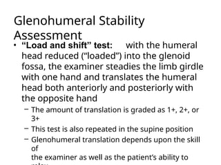 EXAMINATION OF SHOULDER JOINT-1.pptxdhjdj | PPTX