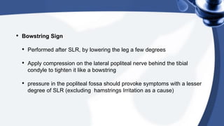 Lesser Compression Examination of spine | PPTX