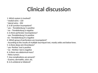 Examination Of Varicose Veins and DVT.pptx