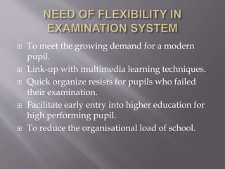 Examination reform | PPTX