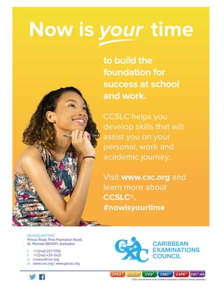 The Caribbean Examiner - School-Based Assessment