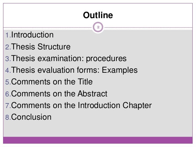 Dissertation evaluation example picture