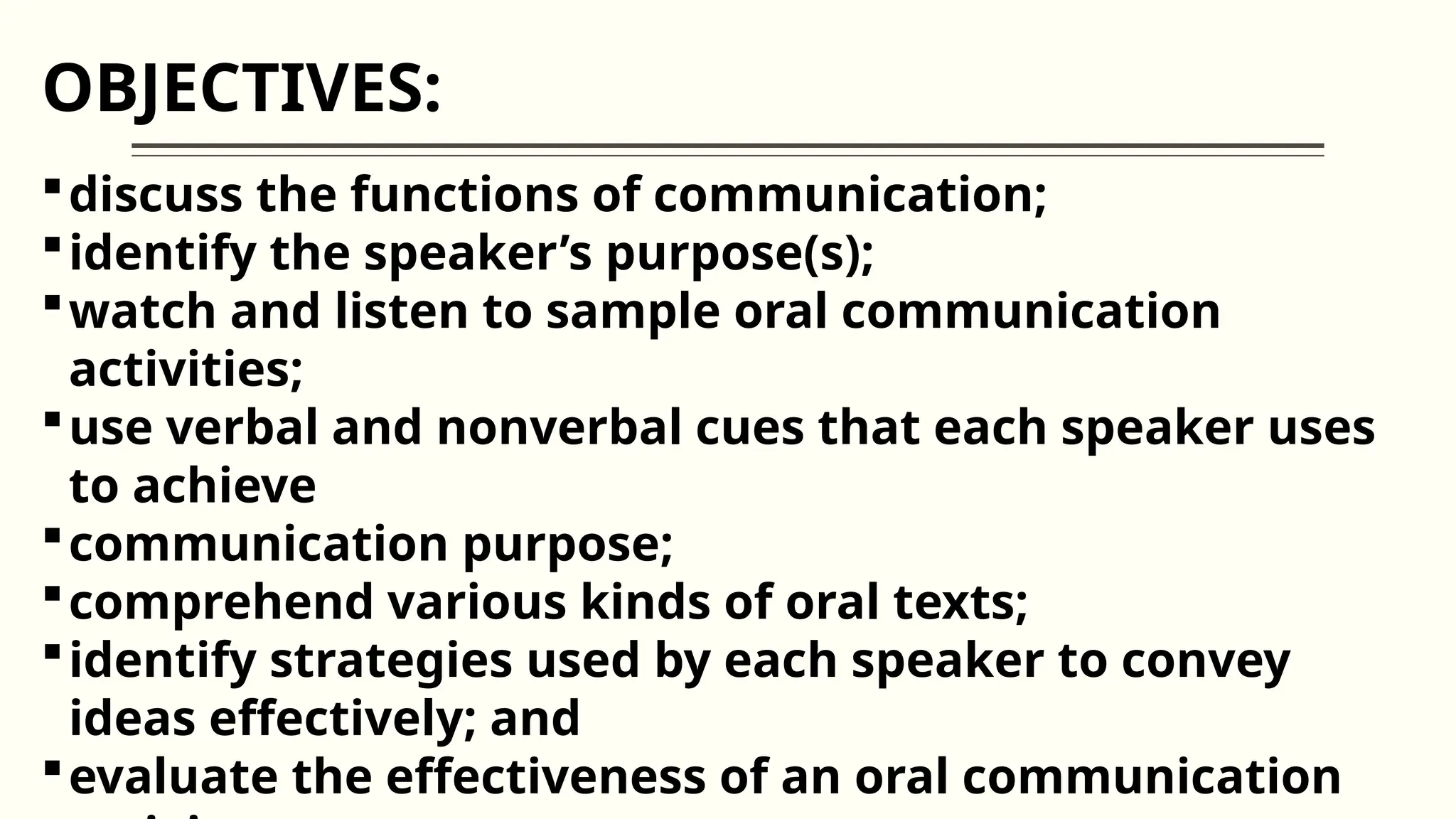 Examining Sample Oral Text in Oral Communication | PPTX