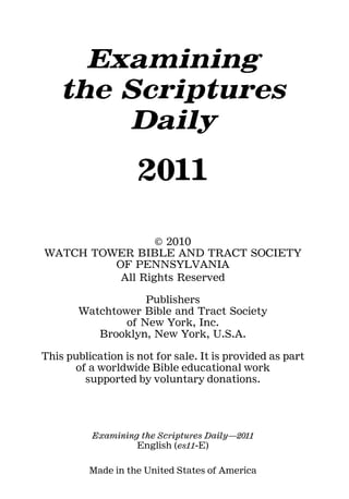 Examining Scriptures Daily | PDF