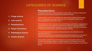 Refutation Science Examining the belief in science - edited -- | PPTX
