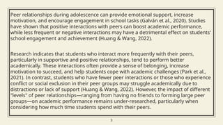 Examining the Impact of Peer Relationship .pptx