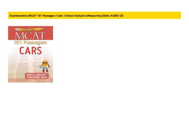 mcat cars passages pdf mcat cars passages pdf