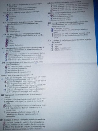 Exam marketing de base www.cours-economie.com