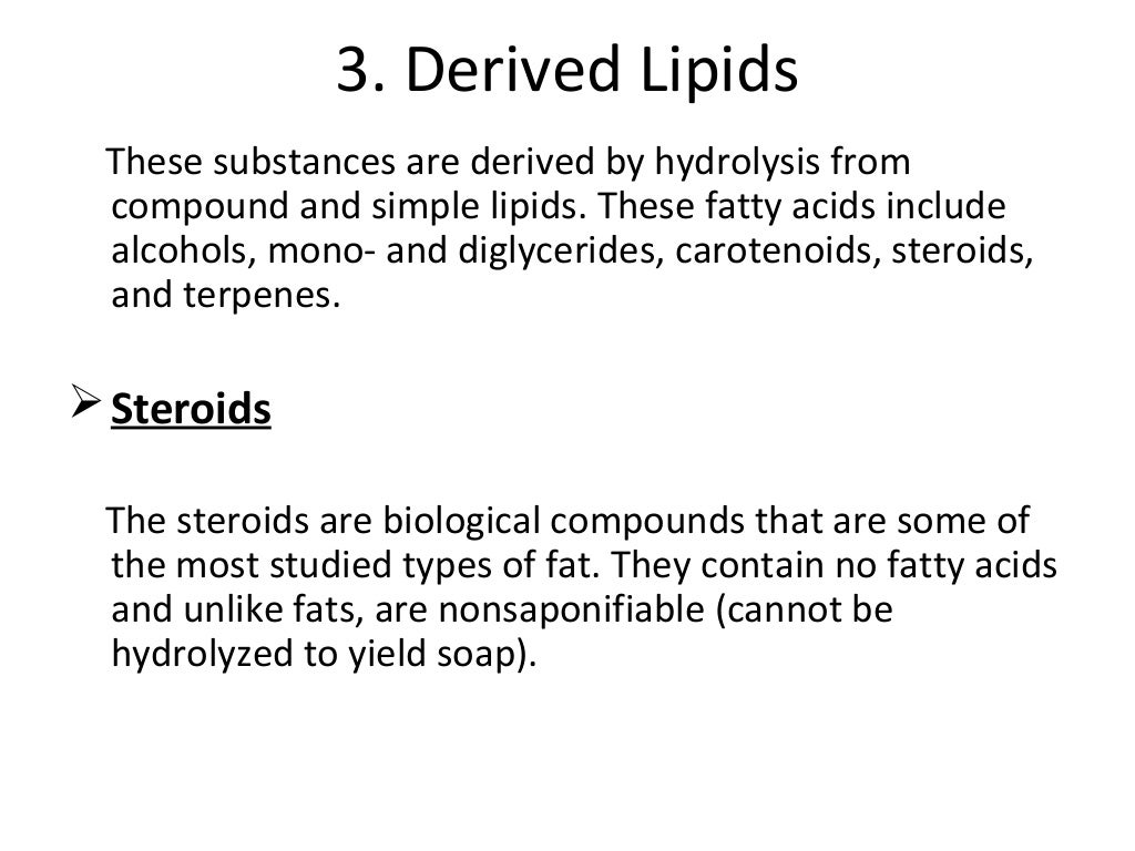 Lipids definition and classification with examples