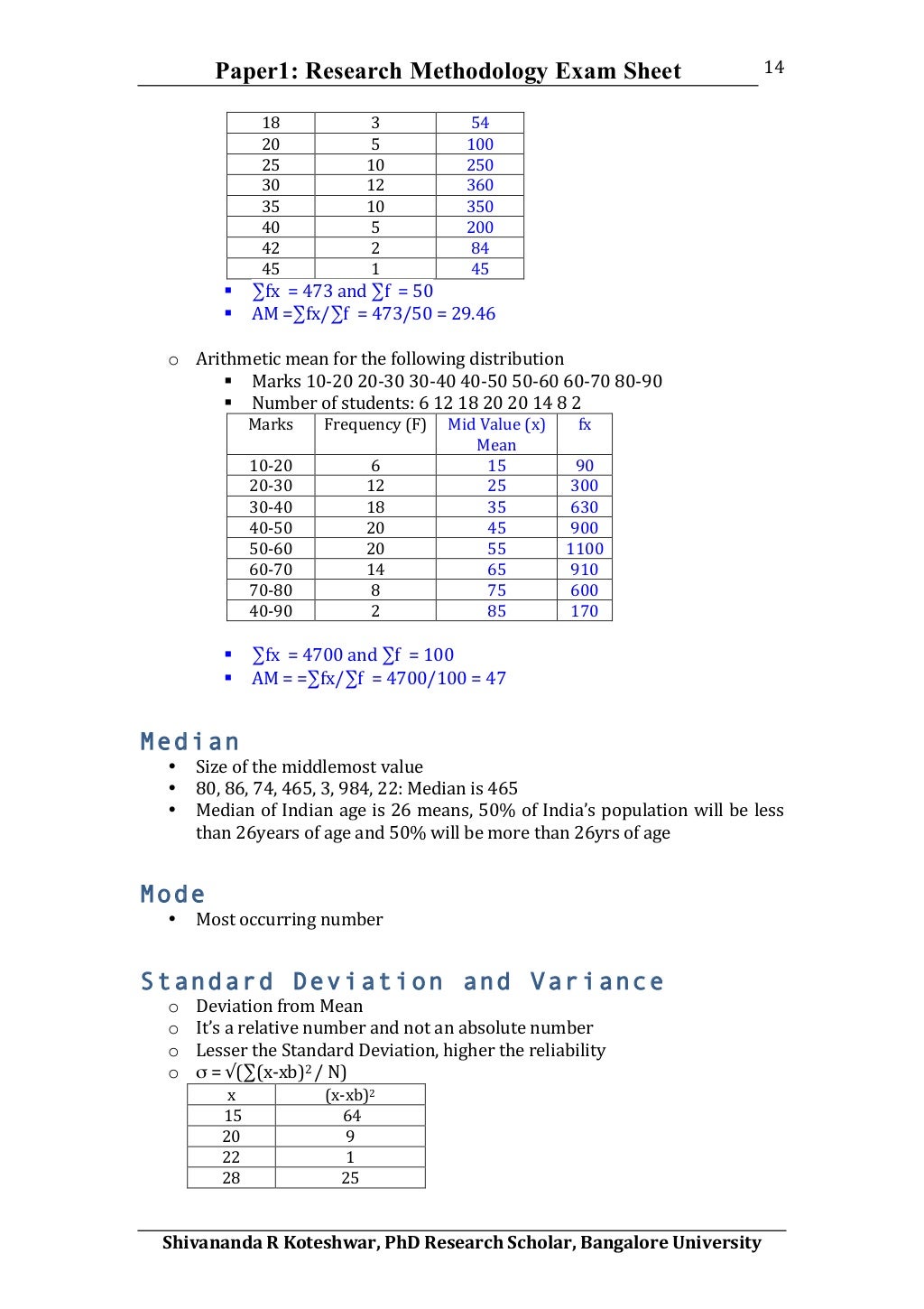 Paper 1 Phd Course Work- Research Methodology Exam
