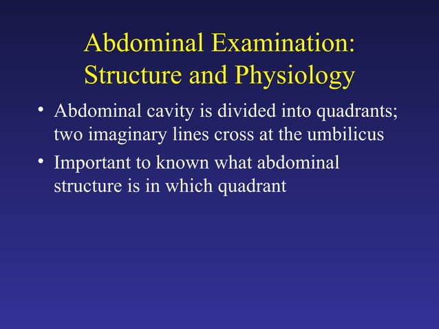 Exam Of Abdomen. | PPT | Digestive Disorders | Diseases and Conditions