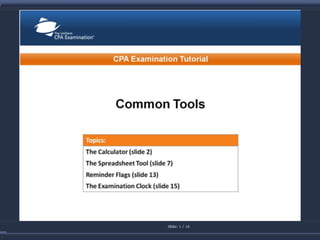 Exam Orientation for CPA