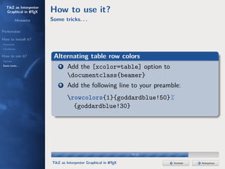Xcolor Color Options Goddard Beamer | PDF
