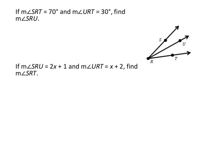 example angle addition postulate angle addition postulate