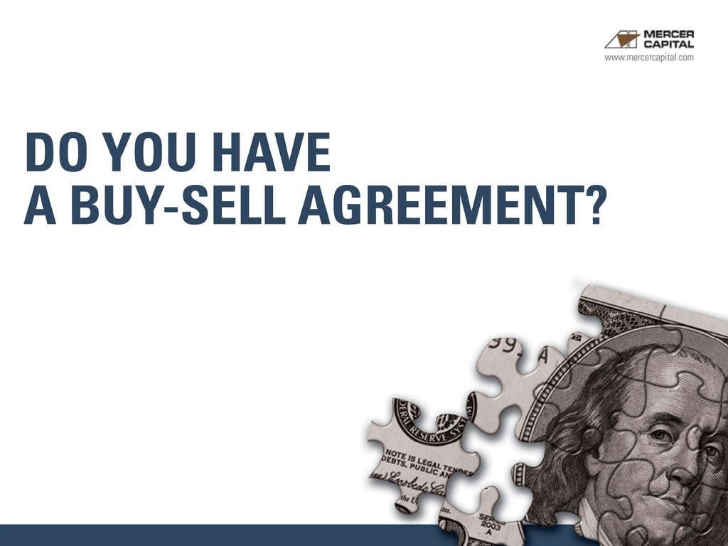 buy sell agreement powerpoint presentation