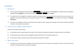 Financial Dd Report Example Example-Financial-Due-Diligence-Report-Redacted.pdf
