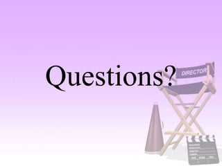 Questions?
 