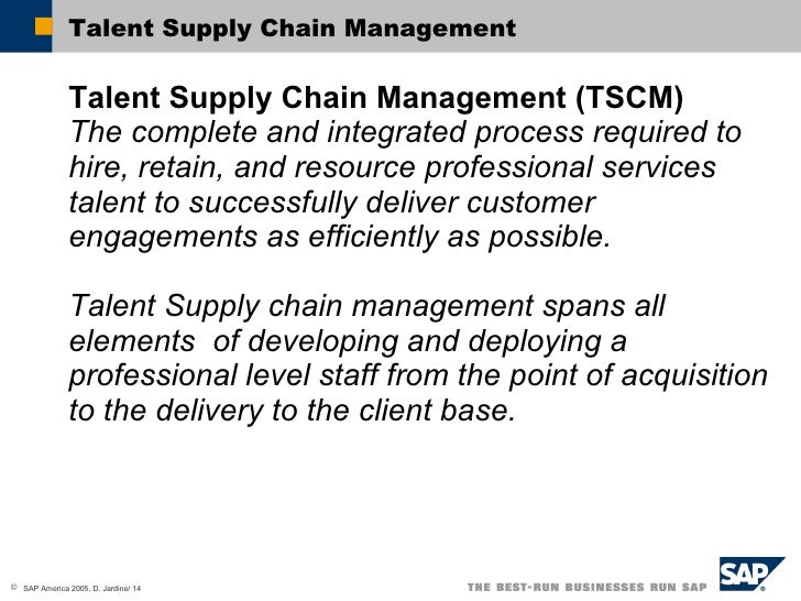 Talent Supply Chain in Professional Services