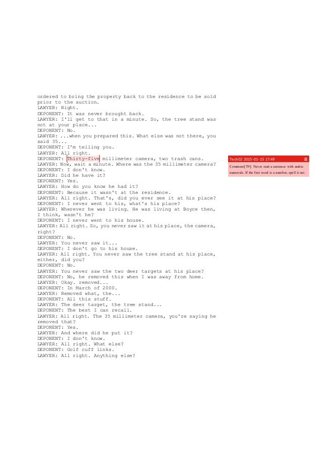 Example audio 1.1 transcription
