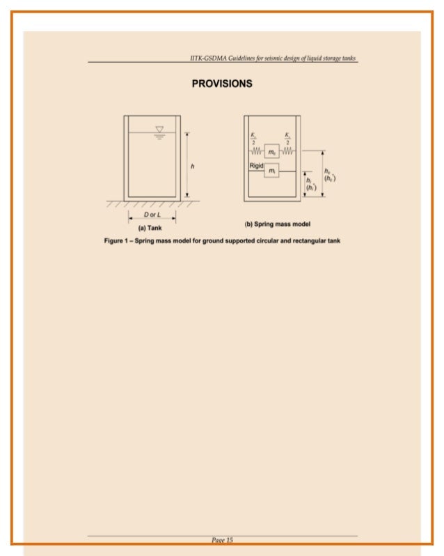 Example Desing Seismic Water Tanks