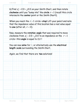 Example determining the tl length | PDF