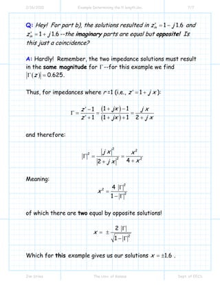 Example determining the tl length | PDF