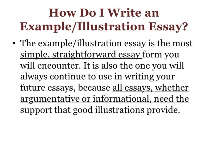 illustrative essay ideas